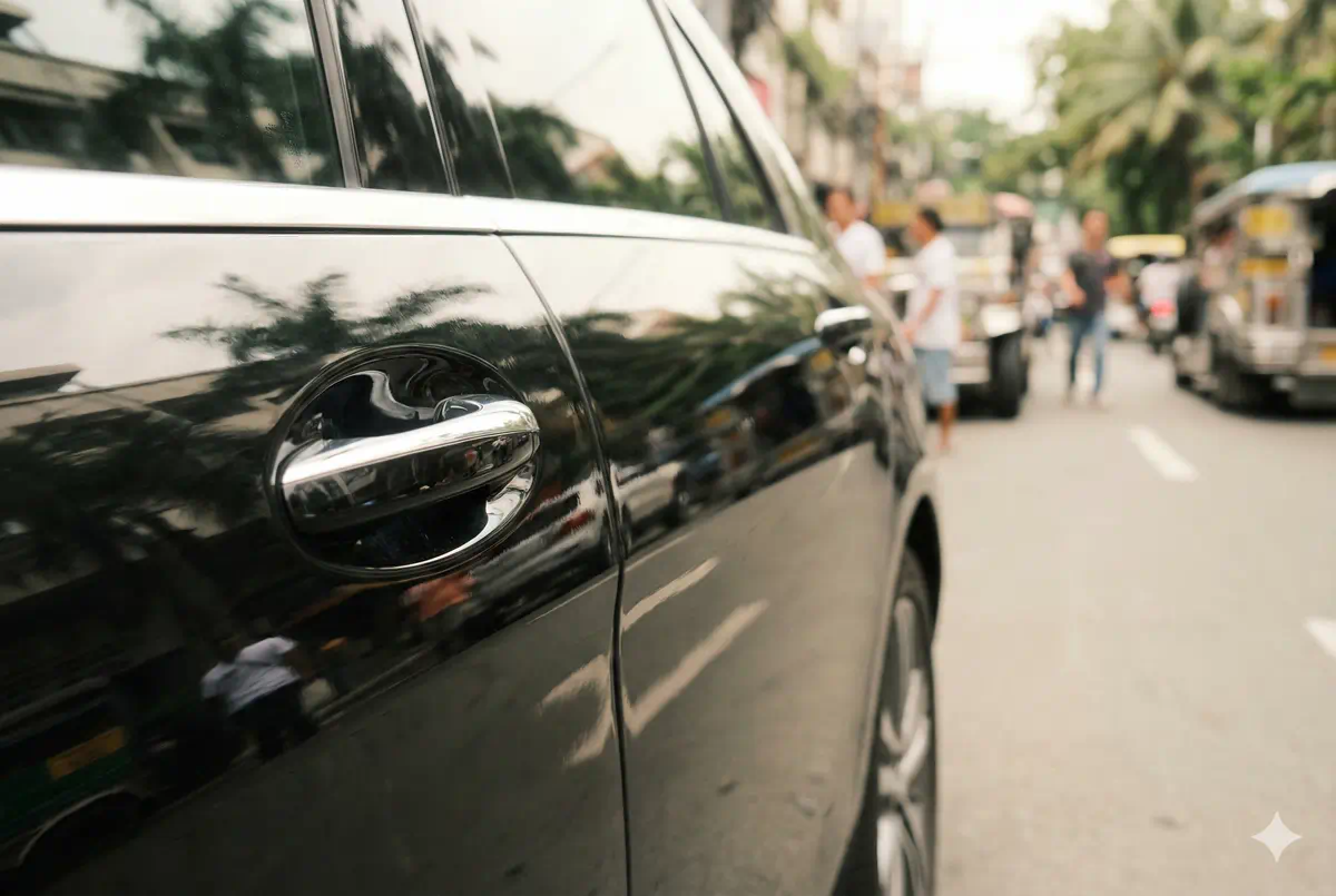 Using a private car & driver in Manila