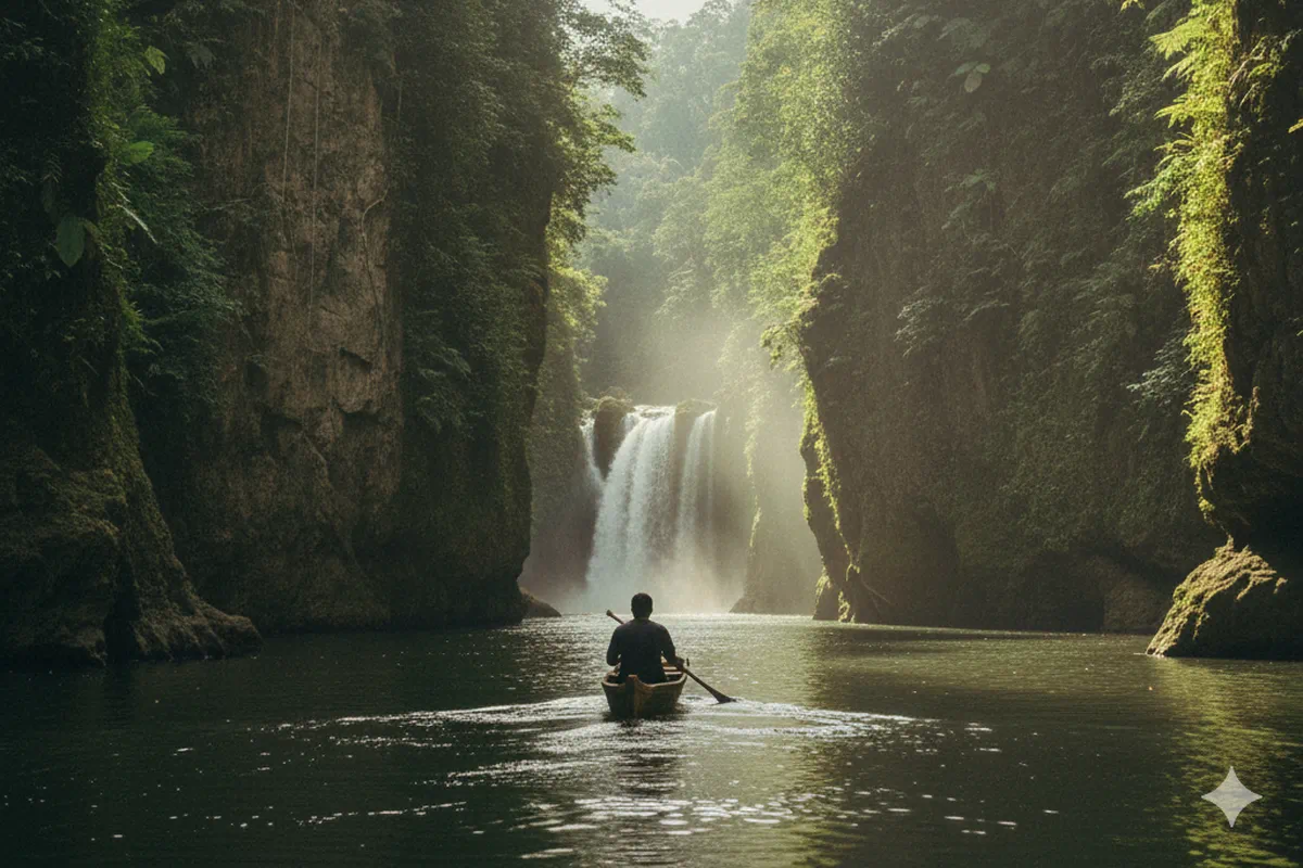 Laguna hot springs & countryside