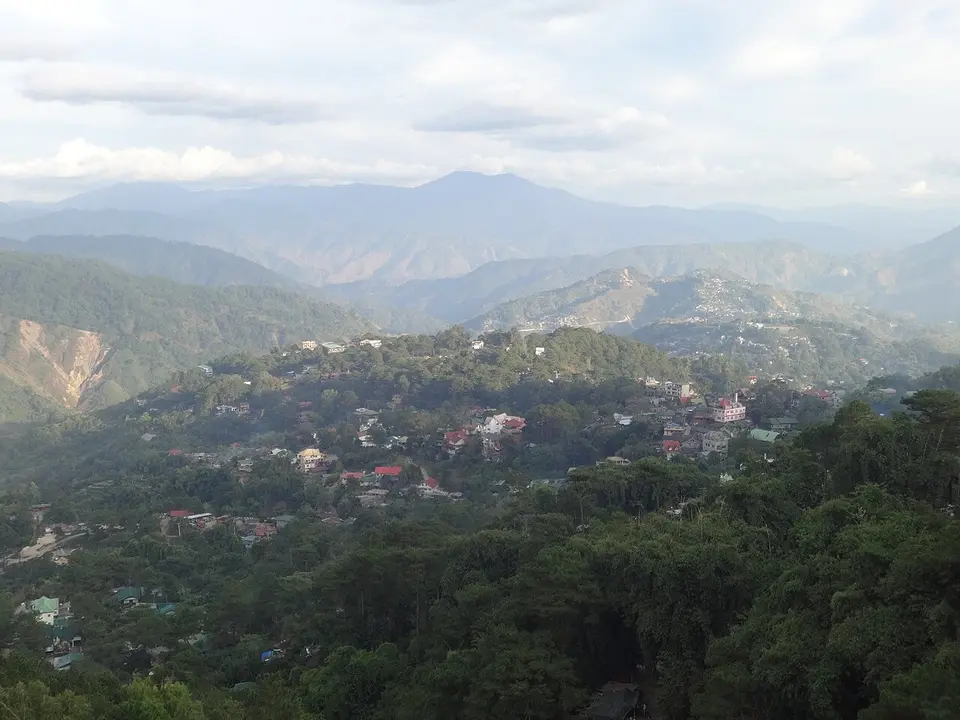 Benguet mountain view from Mines View Park