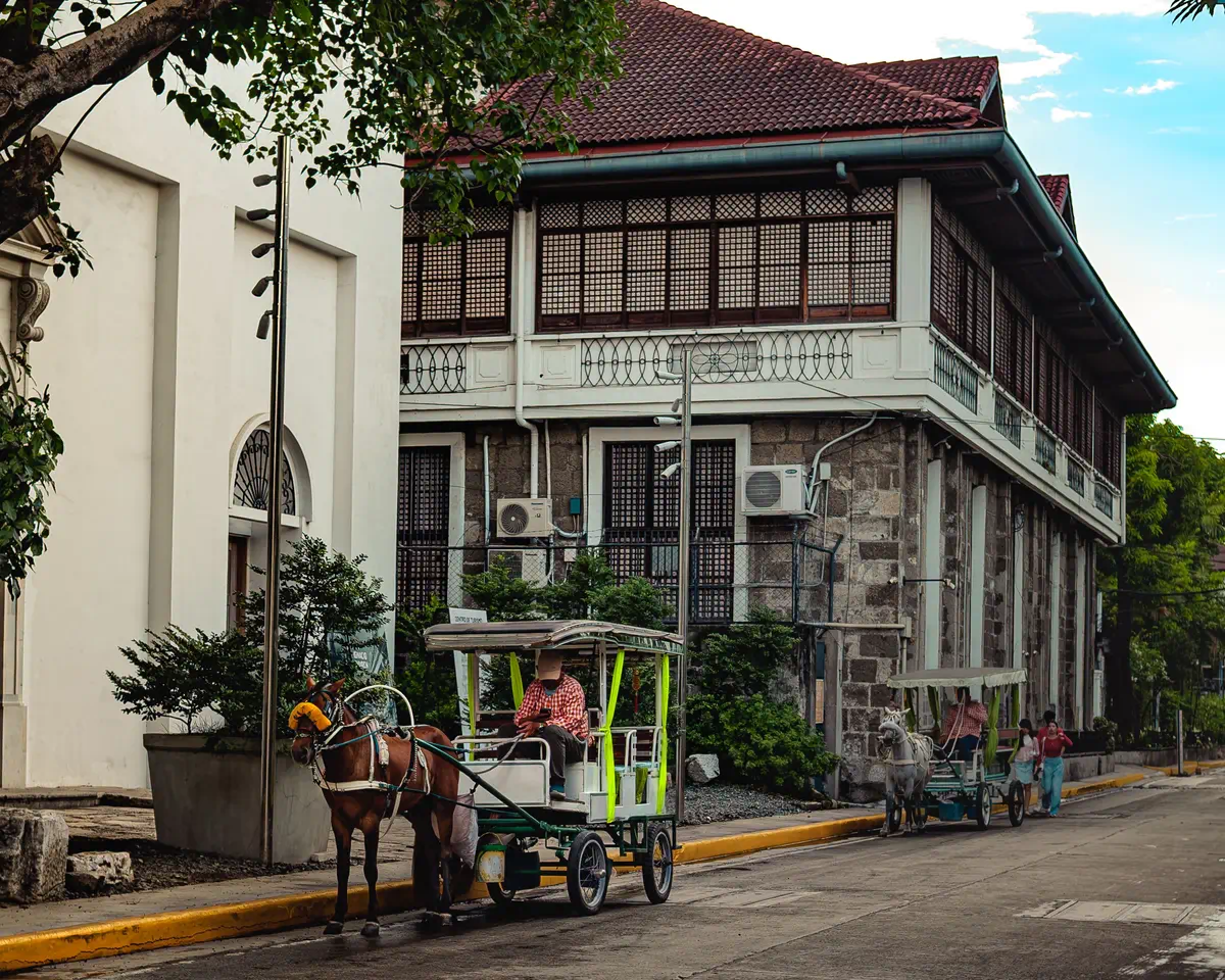 Historic Spanish-era architecture in Intramuros, Manila