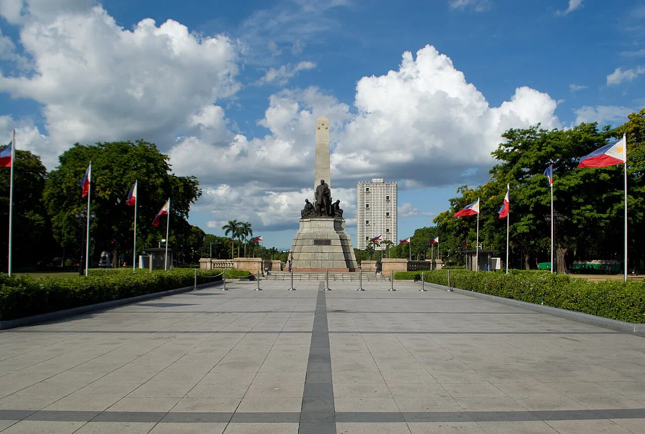 Rizal Park and Monument in Manila