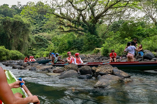 Boat station for the Pagsanjan Falls river trip